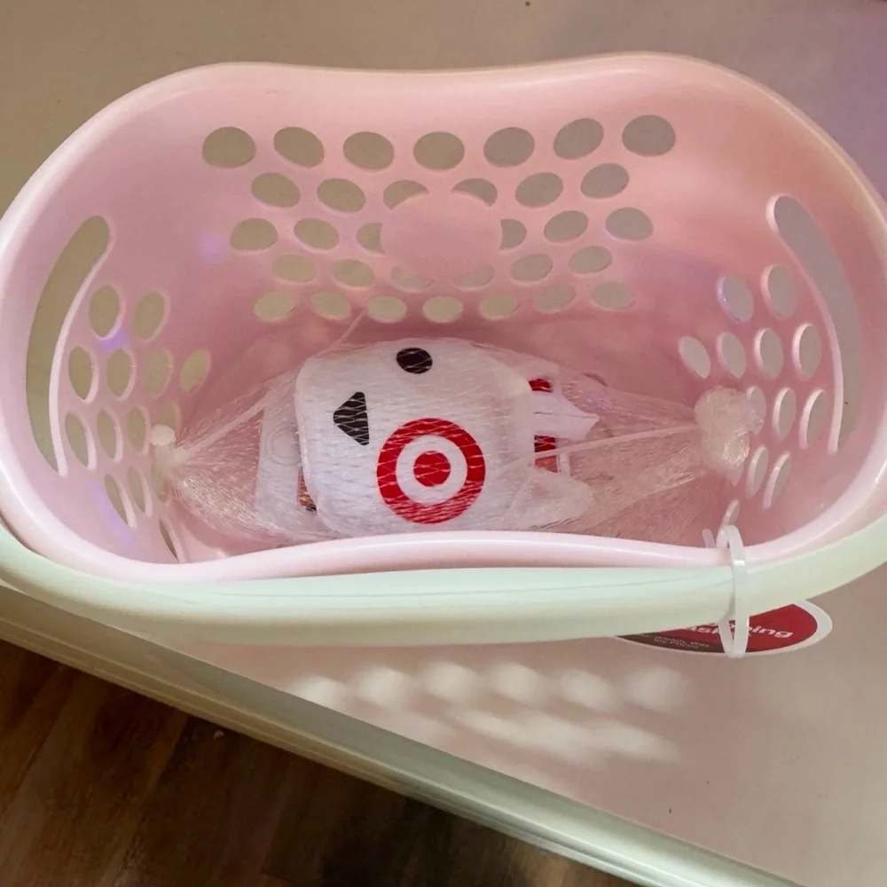 Pastel Pink Target Toy Shopping Basket